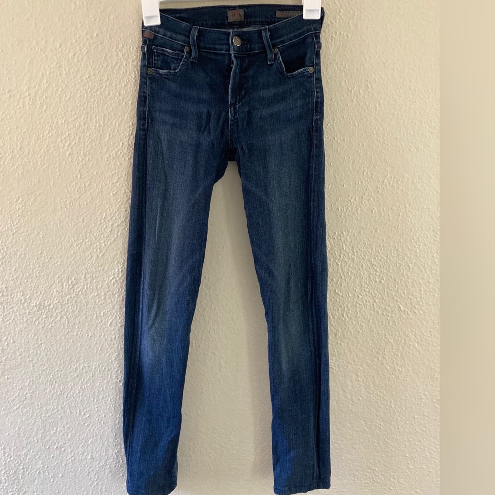 Citizens of Humanity dark wash skinny jeans